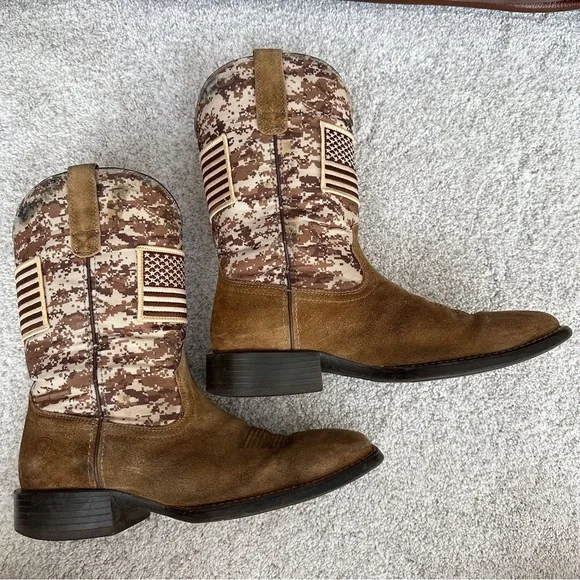 Ariat Camo Patriotic Boots - Picture 5 of 13